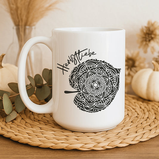 Plotterdatei Mandala Leaves