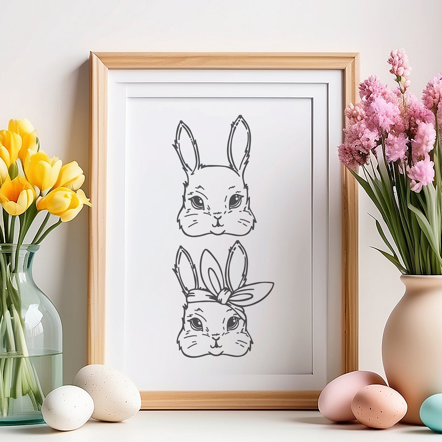 Plotterdatei Cute Bunnies