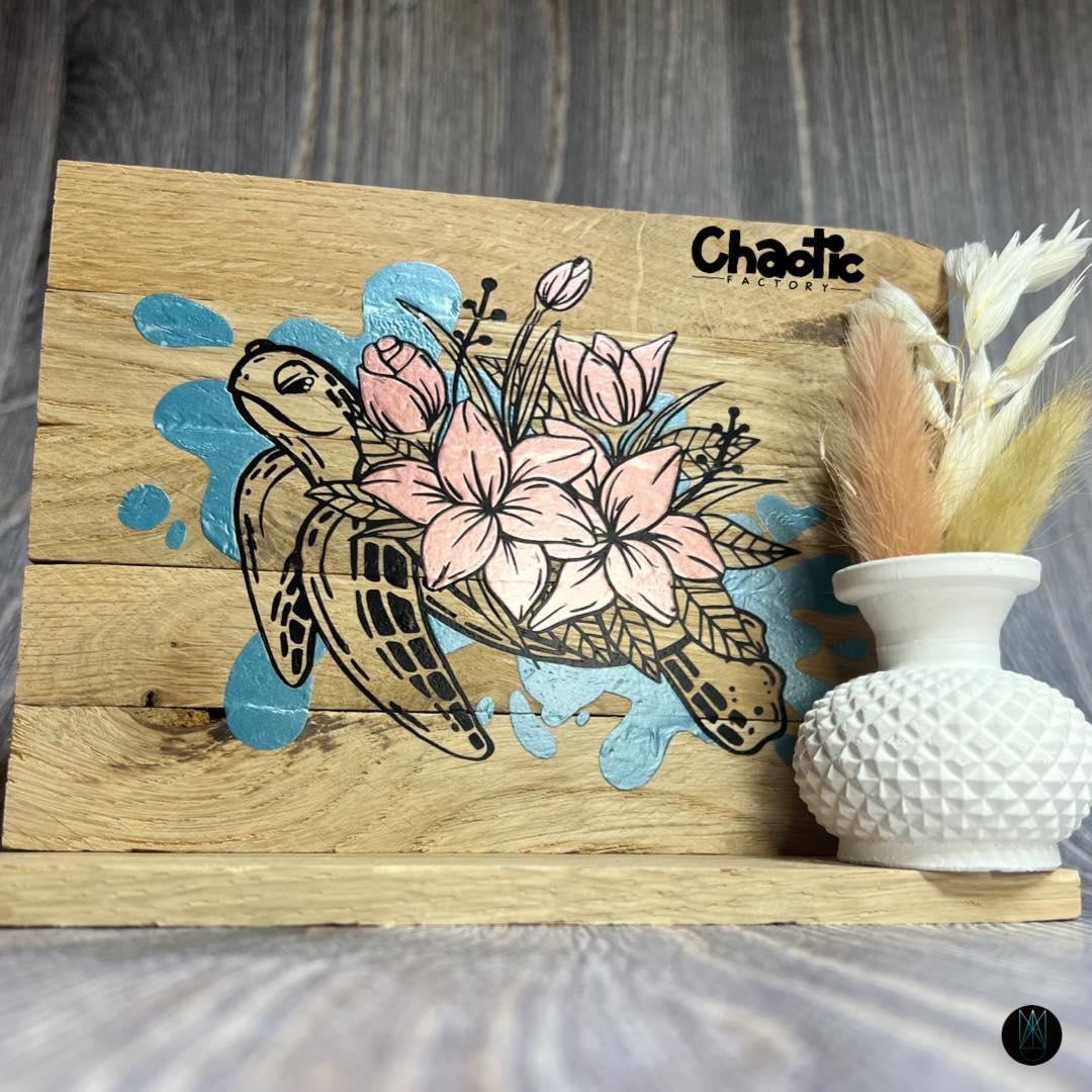 Plotterdatei Flower Turtle