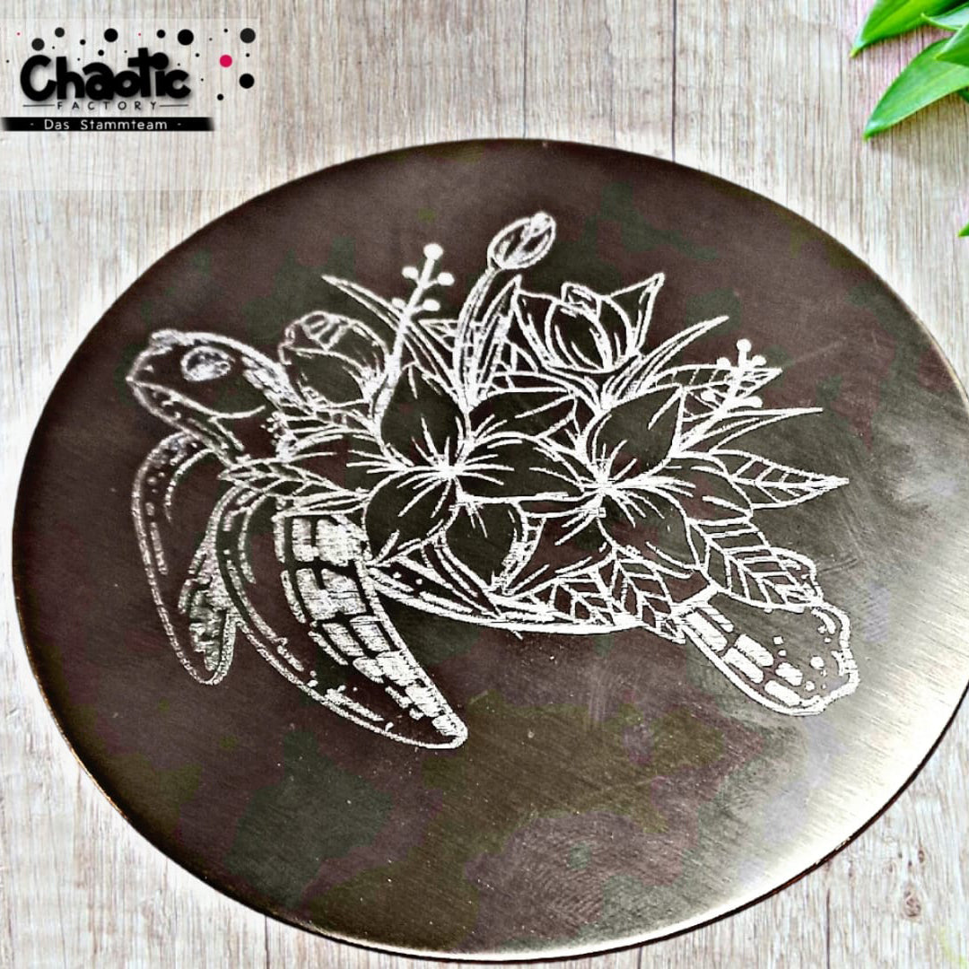 Plotterdatei Flower Turtle