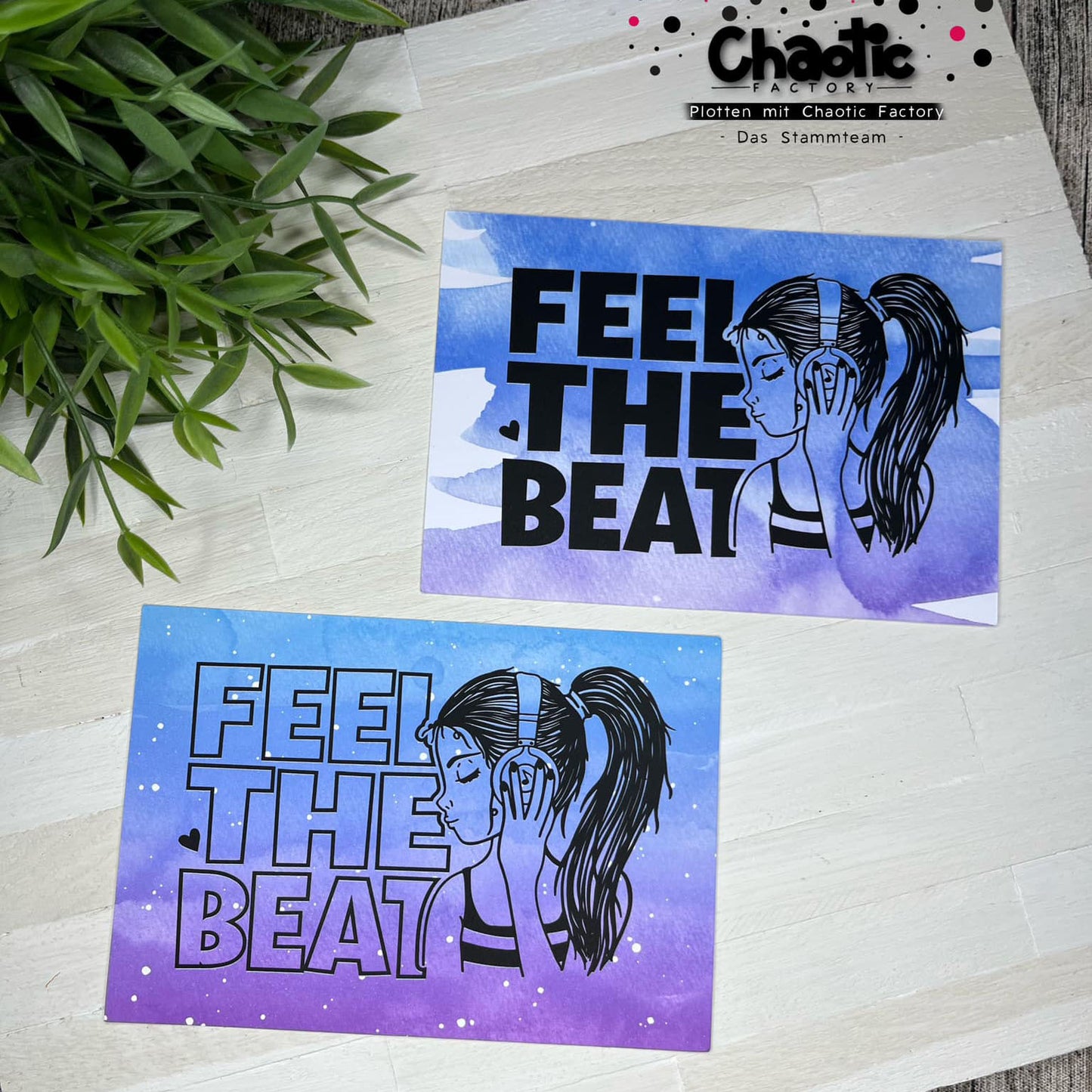 Plotterdatei Feel the Beat