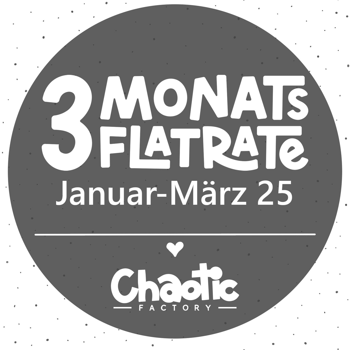 3-Monats-Flat Januar-März 2025 - PLOTTERDATEIEN!