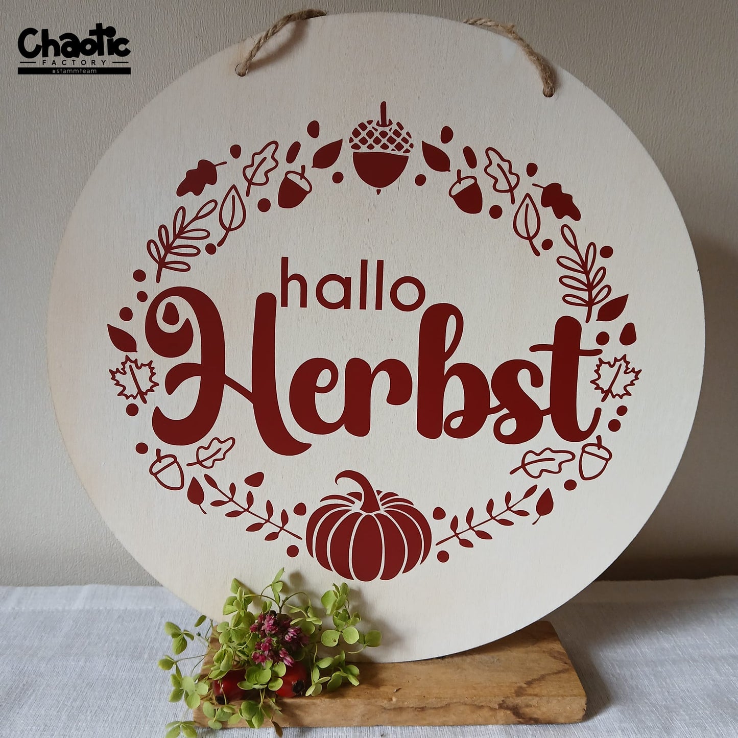 Plotterdatei Herbstkranz