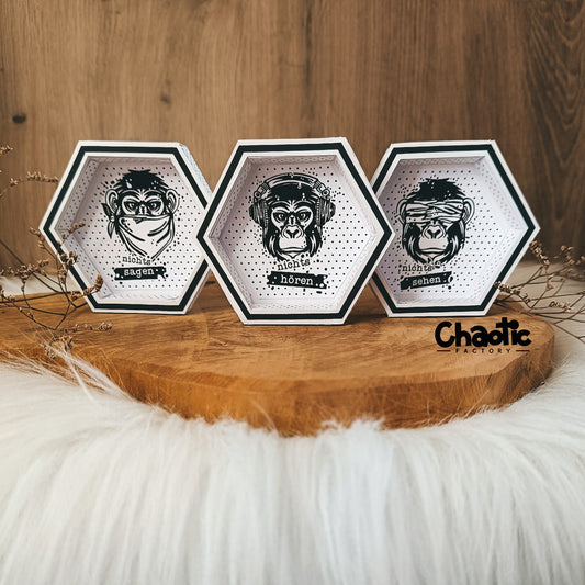Plotterdatei Three Monkeys