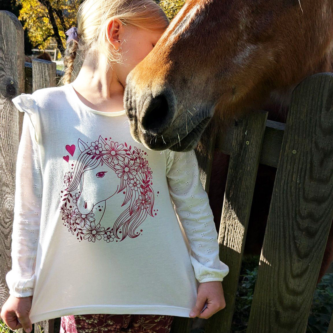Plotterdatei Ella Einhorn & Penelope Pony