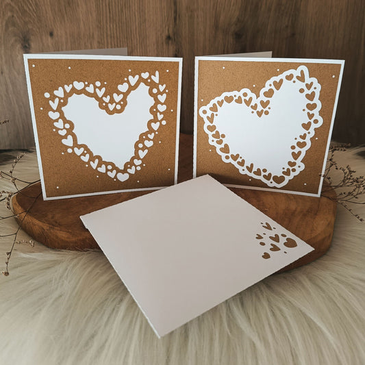 Plotterdatei Herzkarte + Umschlag