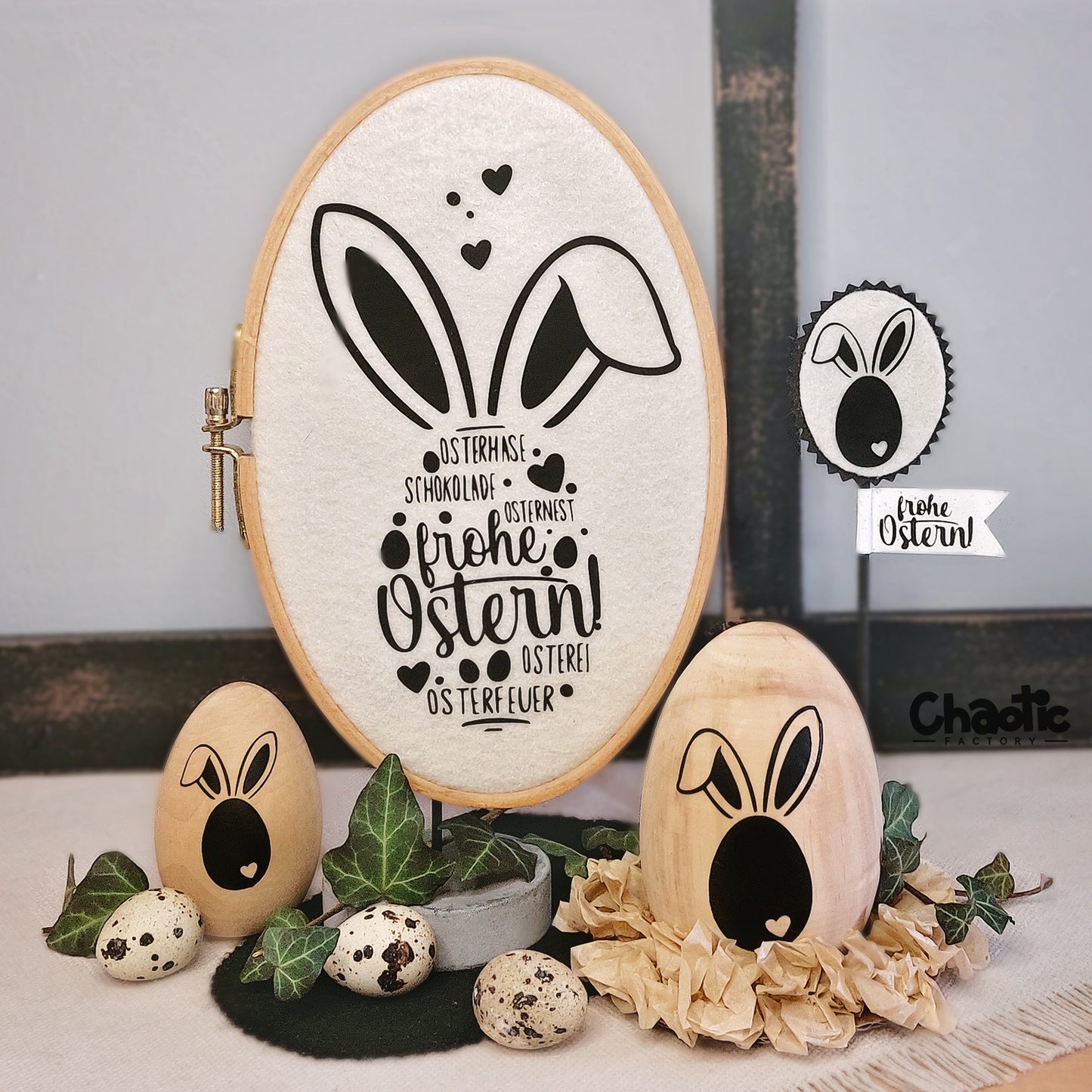 Plotterdatei Frohe Ostern!