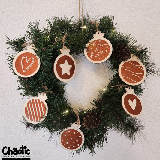 Plotterdatei Christmas Ornaments