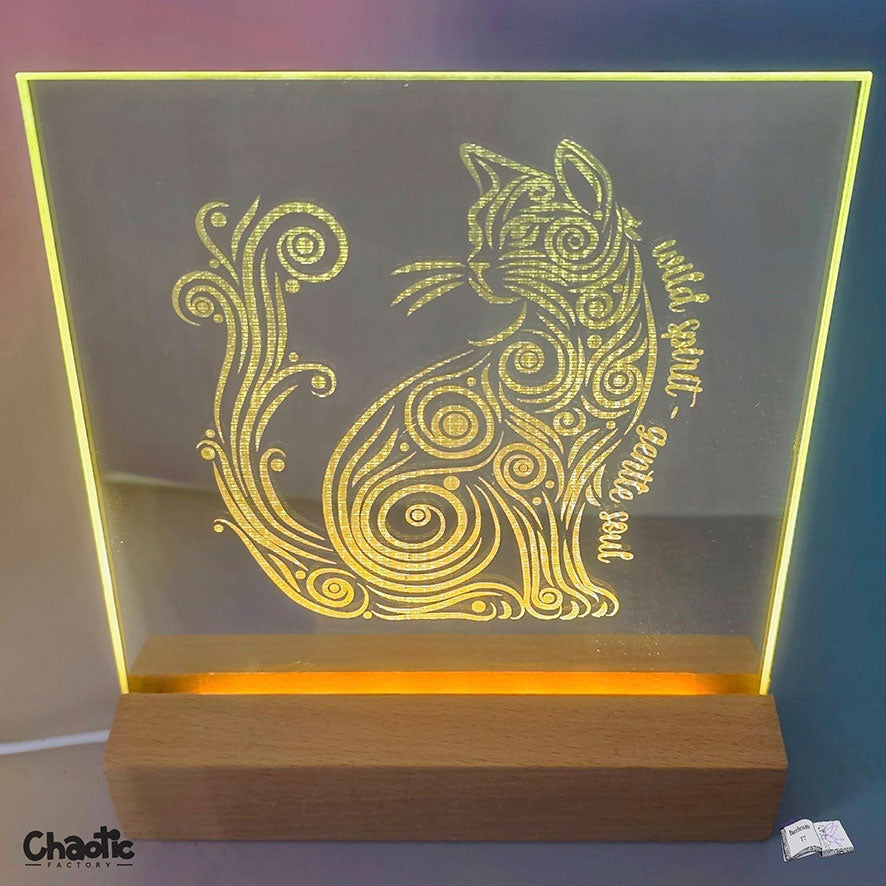 Plotterdatei Calligraphy Cat