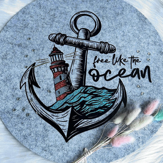 Plotterdatei Free Like The Ocean