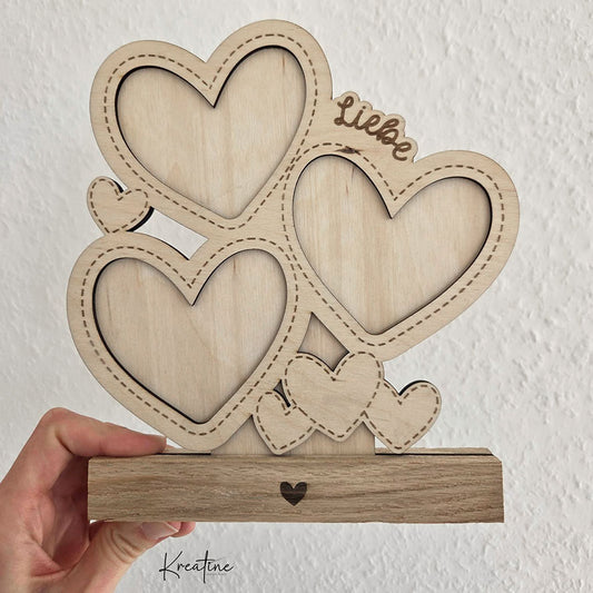 Lasercut Herzensbilder