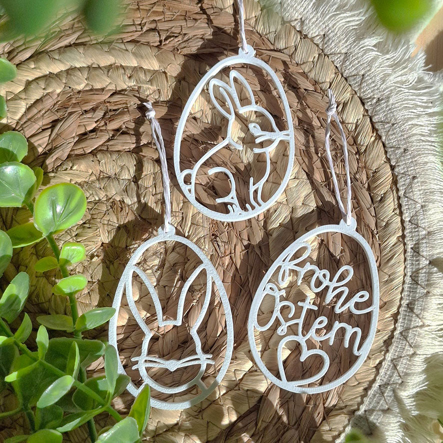 Lasercut & Plotterdatei Haseneier