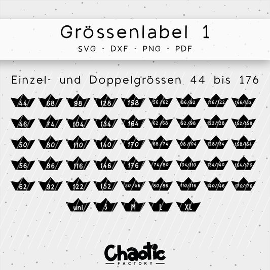 Plotterdatei Größenlabel 1