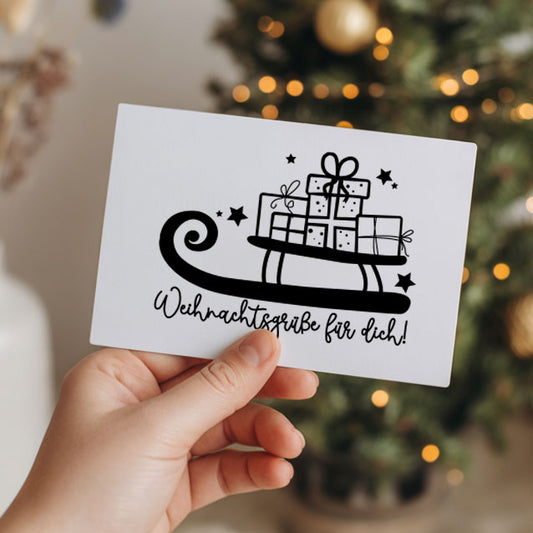 Plotterdatei Weihnachtsgrüße