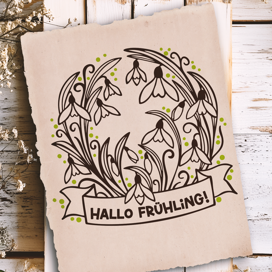 Plotterdatei Schneeglöckchen