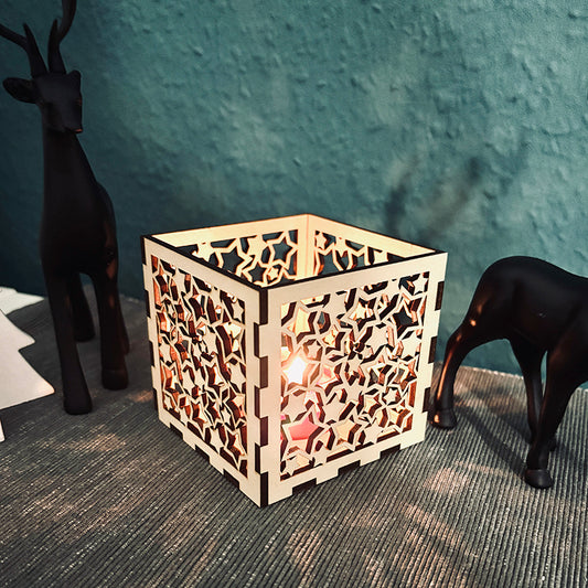Lasercut Sternenlicht