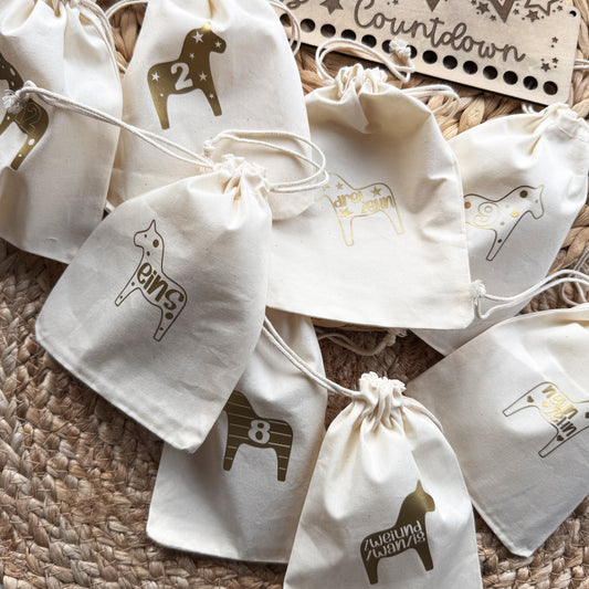 Plotterdatei Dalapferd Zahlen