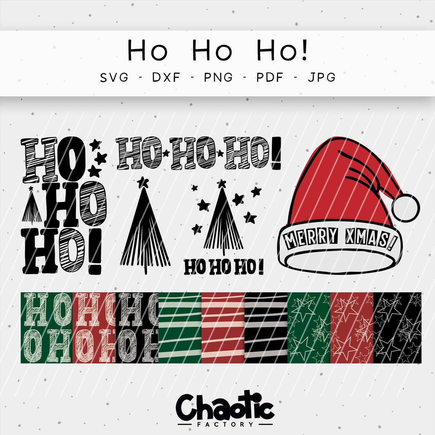 Plotterdatei HO HO HO!