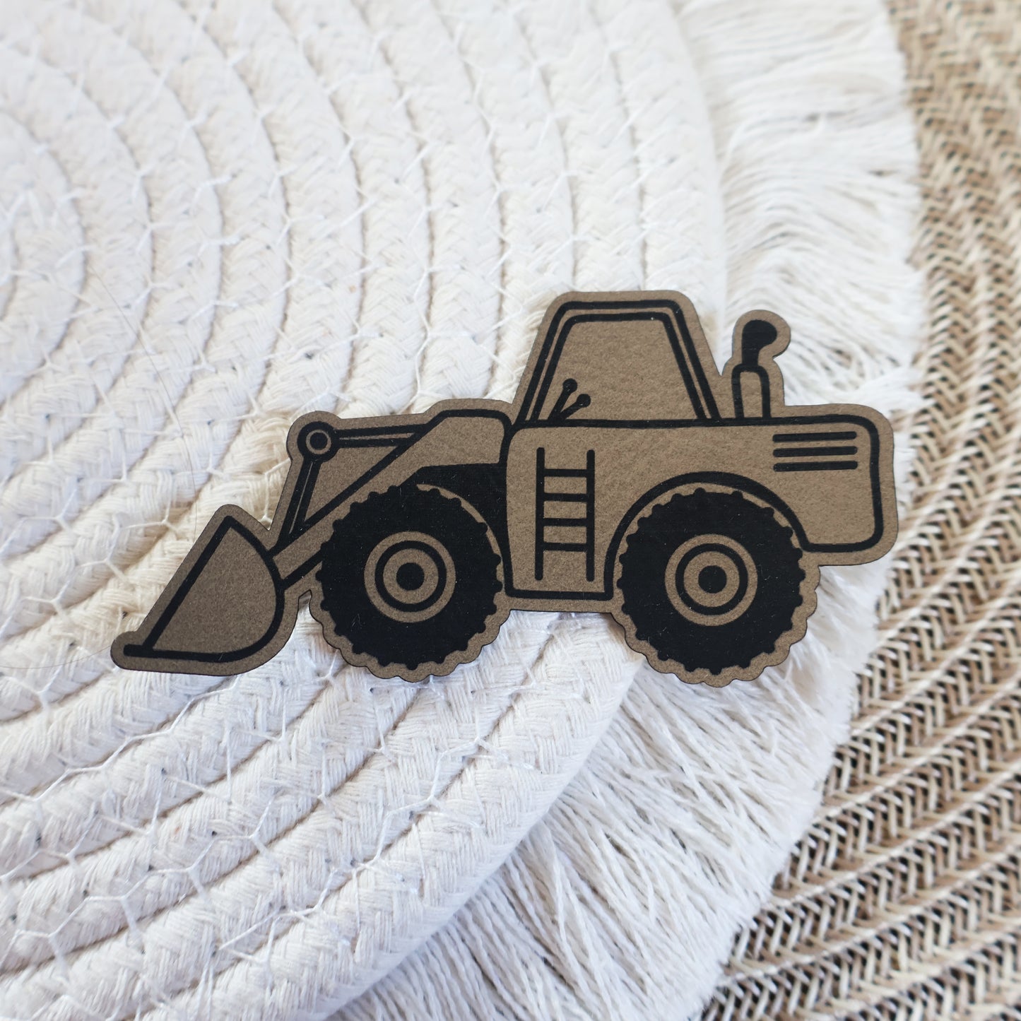 Radlader - Kunstleder Patch zum Aufbügeln