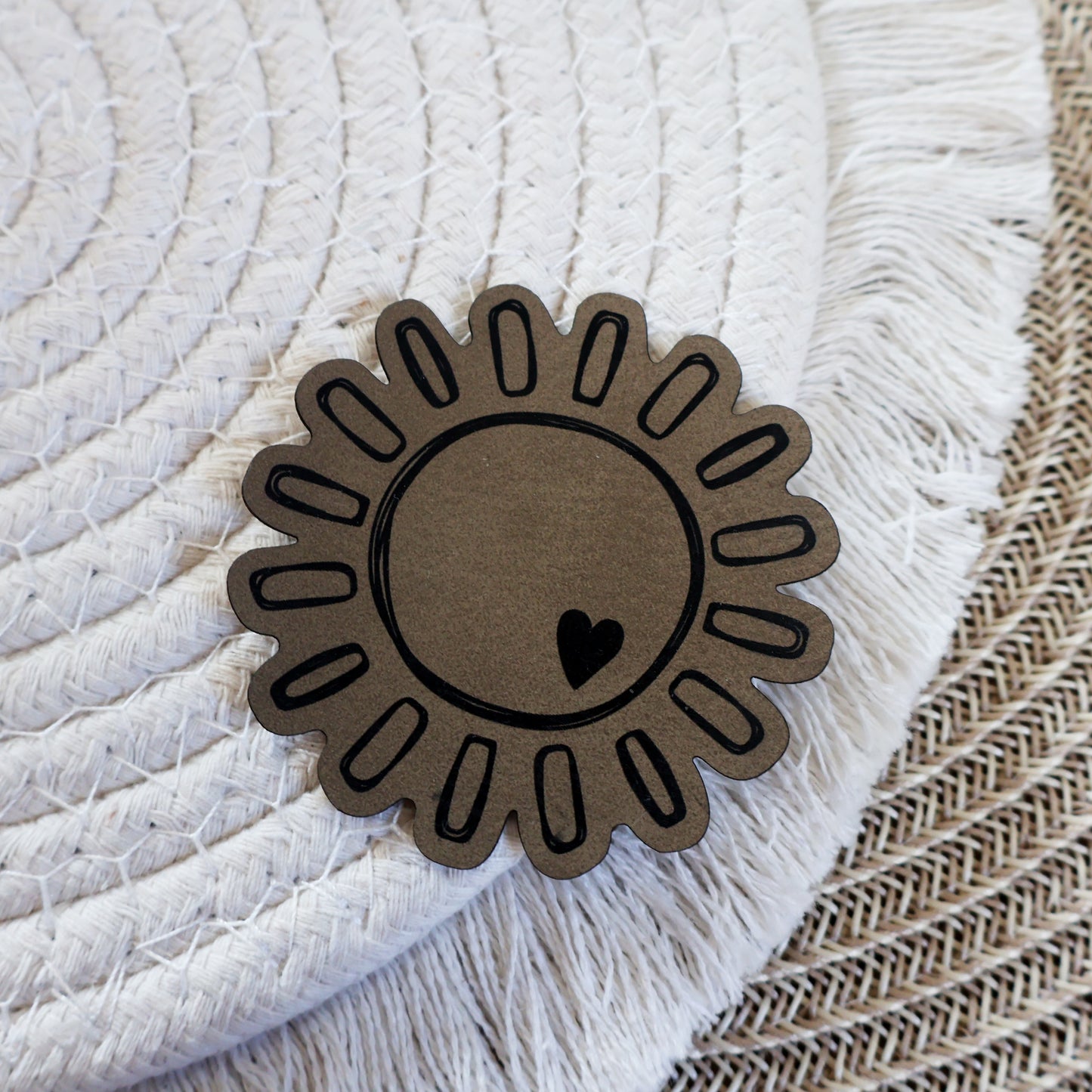 Sunny - Kunstleder Patch zum Aufbügeln