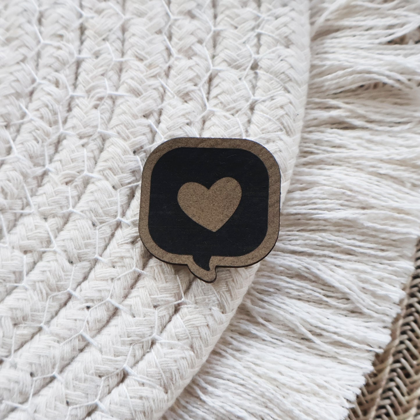 Heart Bubble - Kunstleder Patch zum Aufbügeln