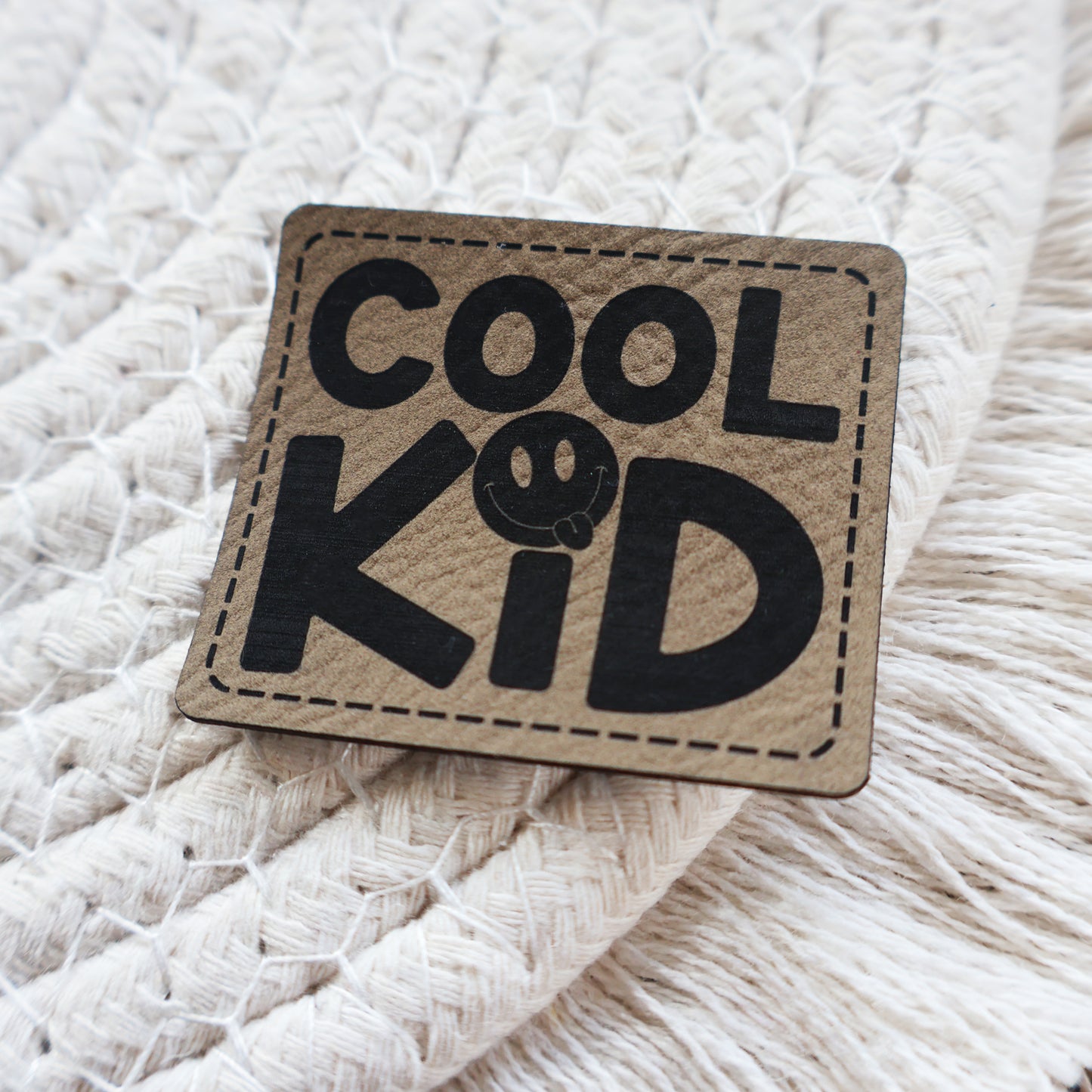 Cool Kid - Kunstleder Patch zum Aufbügeln