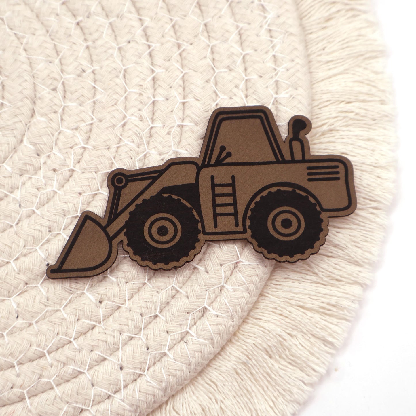 Radlader - Kunstleder Patch zum Aufbügeln