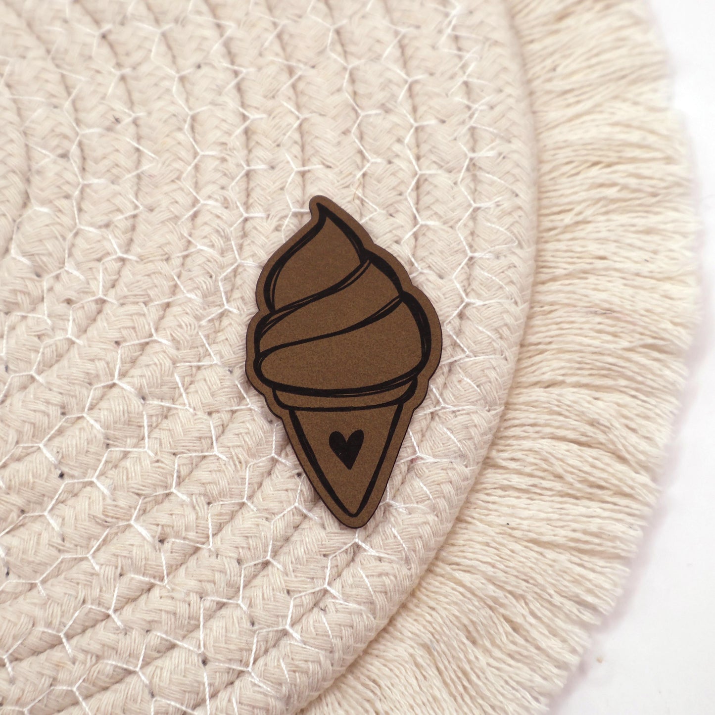 Softeis - Kunstleder Patch zum Aufbügeln