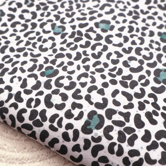 Baumwolljersey LEOLOVE - Türkis