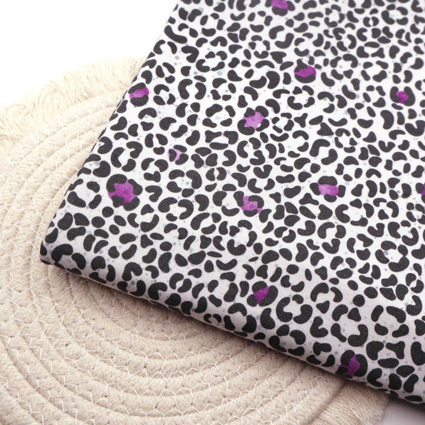 VORBESTELLUNG Baumwolljersey LEOLOVE - Violett