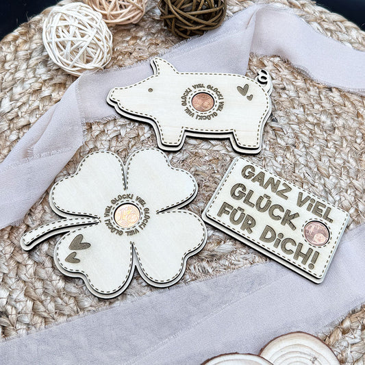 Plotter- & Lasercutdatei Glücksschweinchen