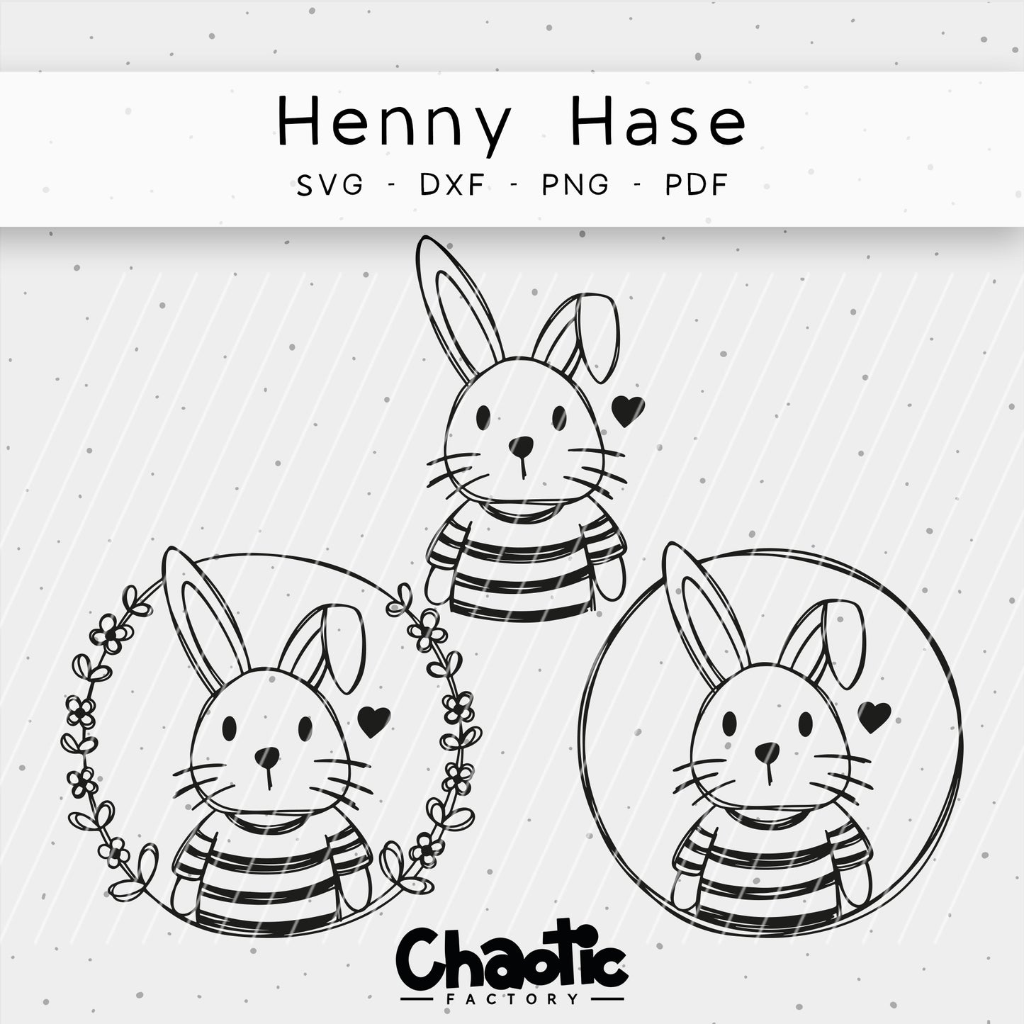 Plotterdatei Henny Hase
