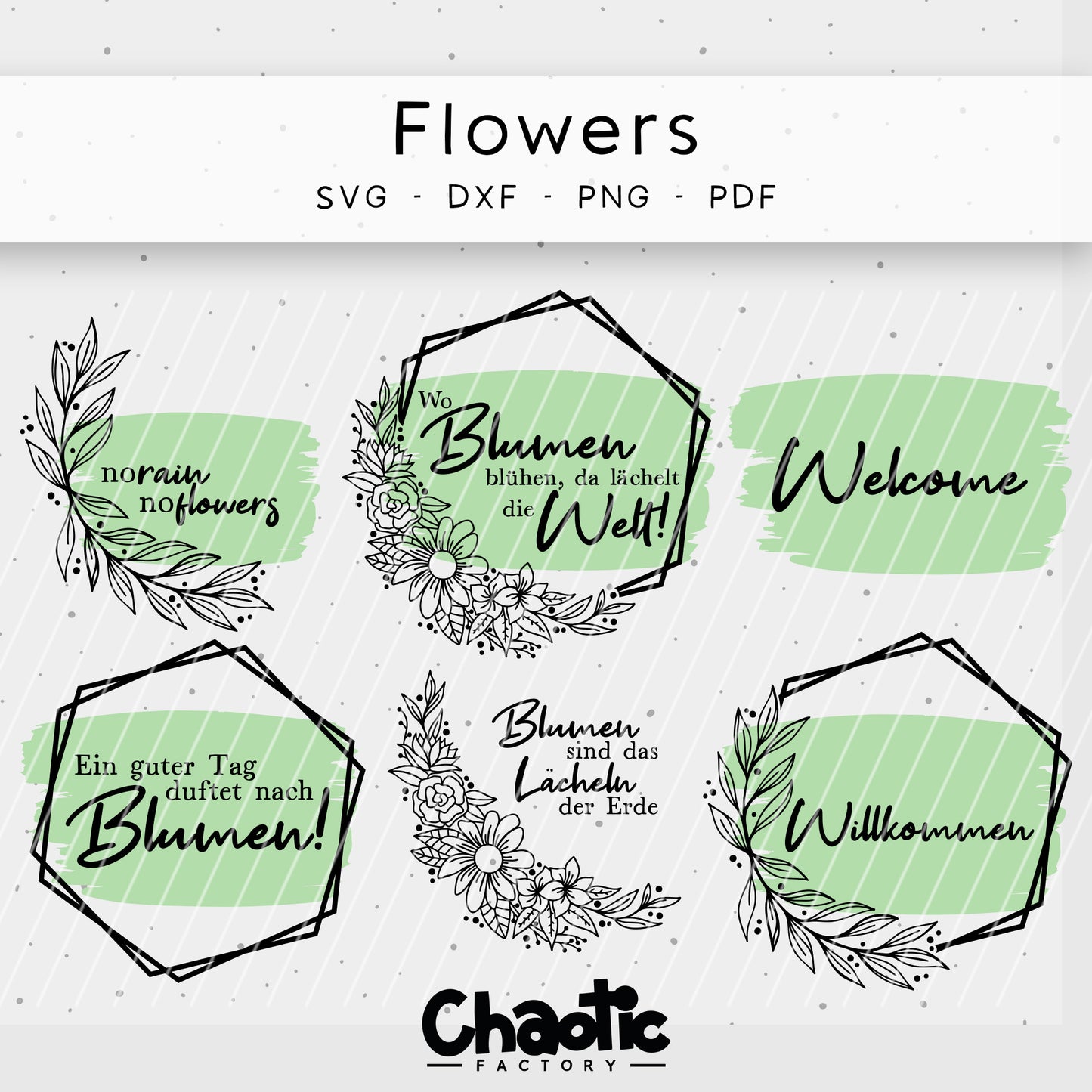 Plotterdatei Flowers