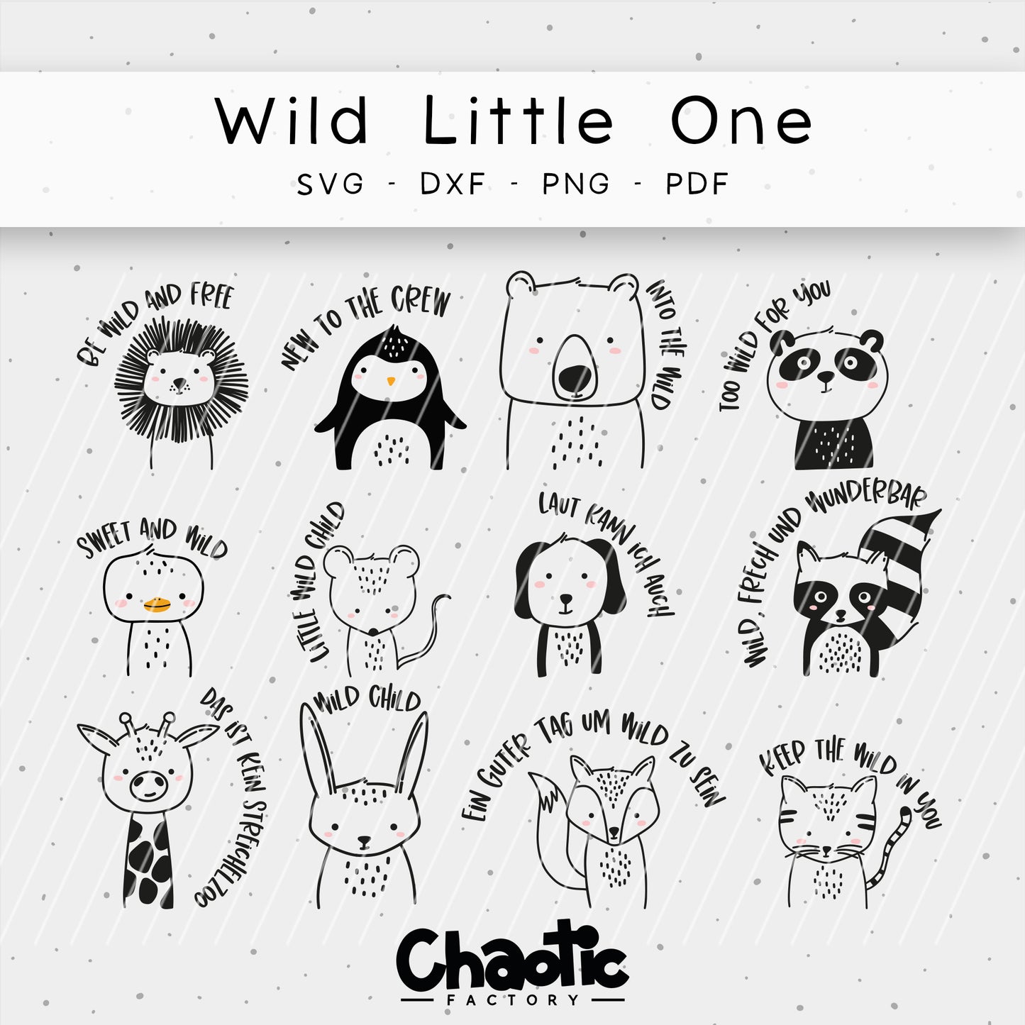 Plotterdatei Wild Little One