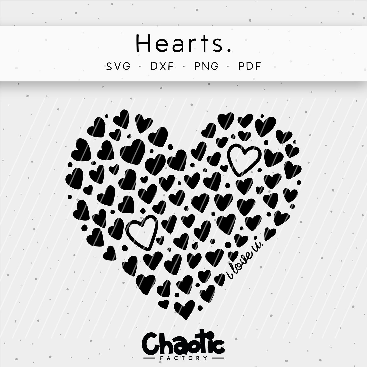 Plotterdatei Hearts