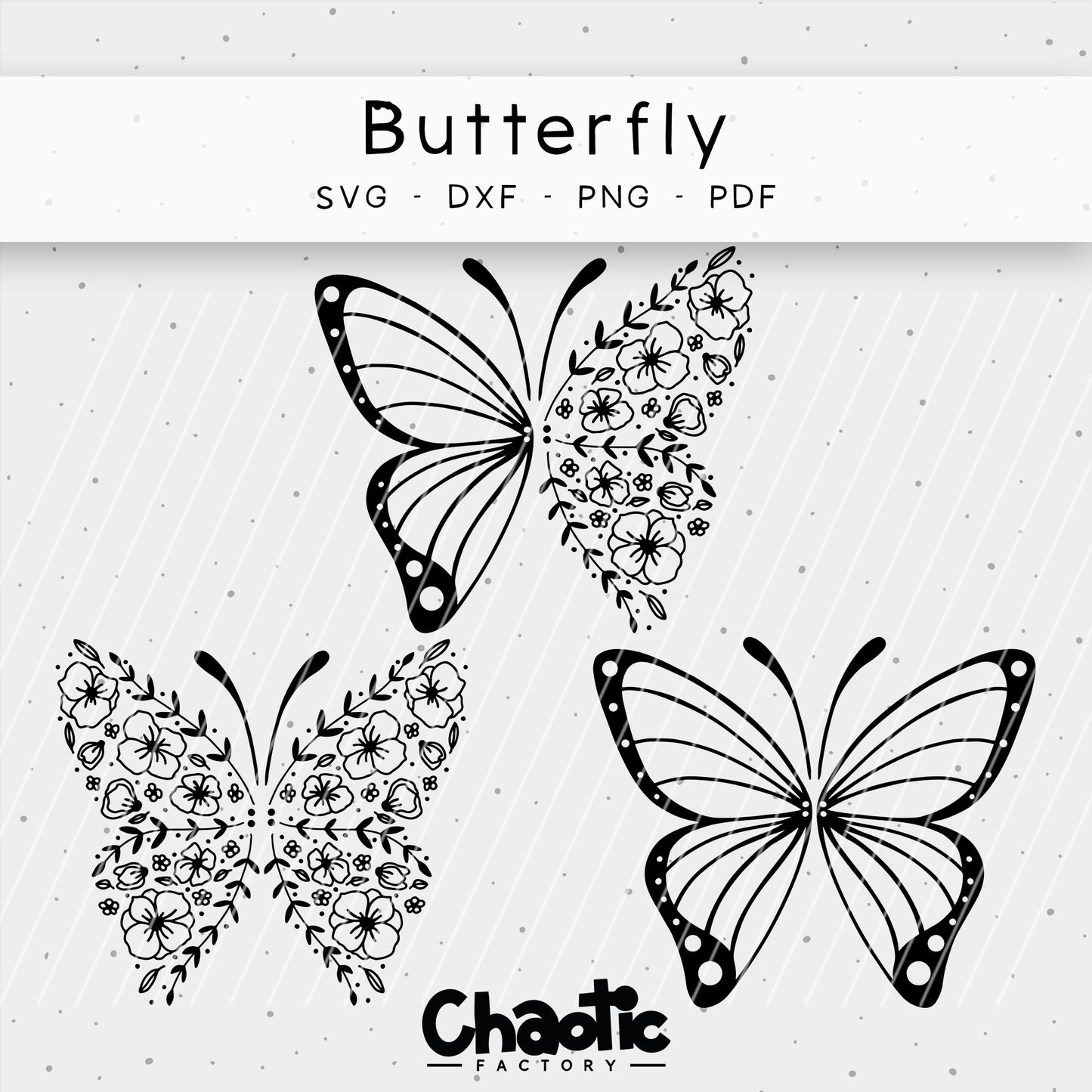 Plotterdatei Butterfly