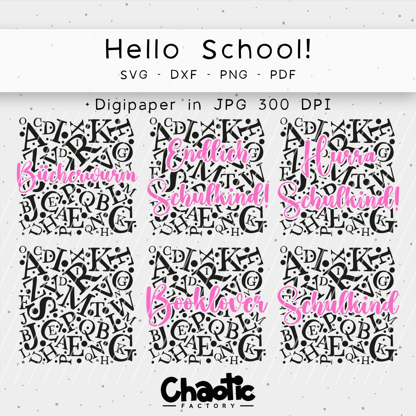 Plotterdatei Hello School!