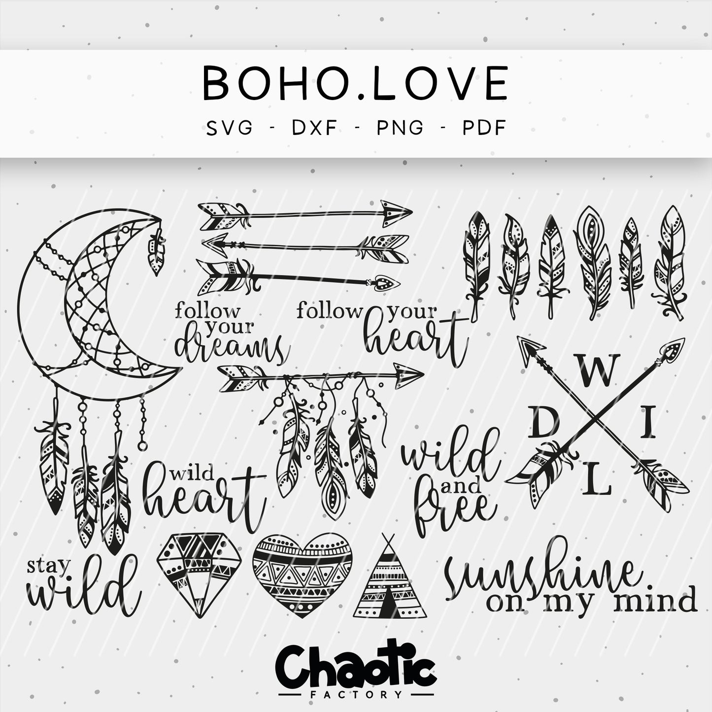 Plotterdatei BOHO.LOVE