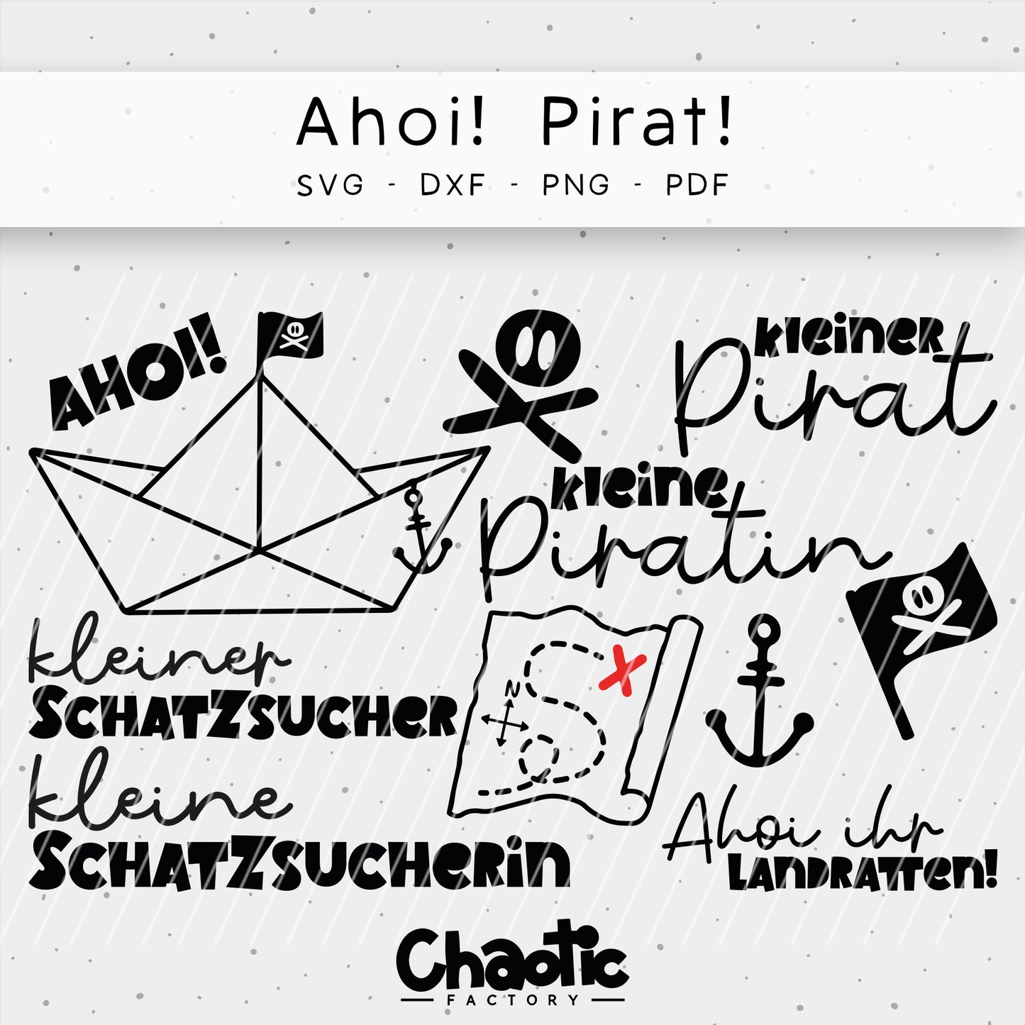 Plotterdatei Ahoi! Pirat!