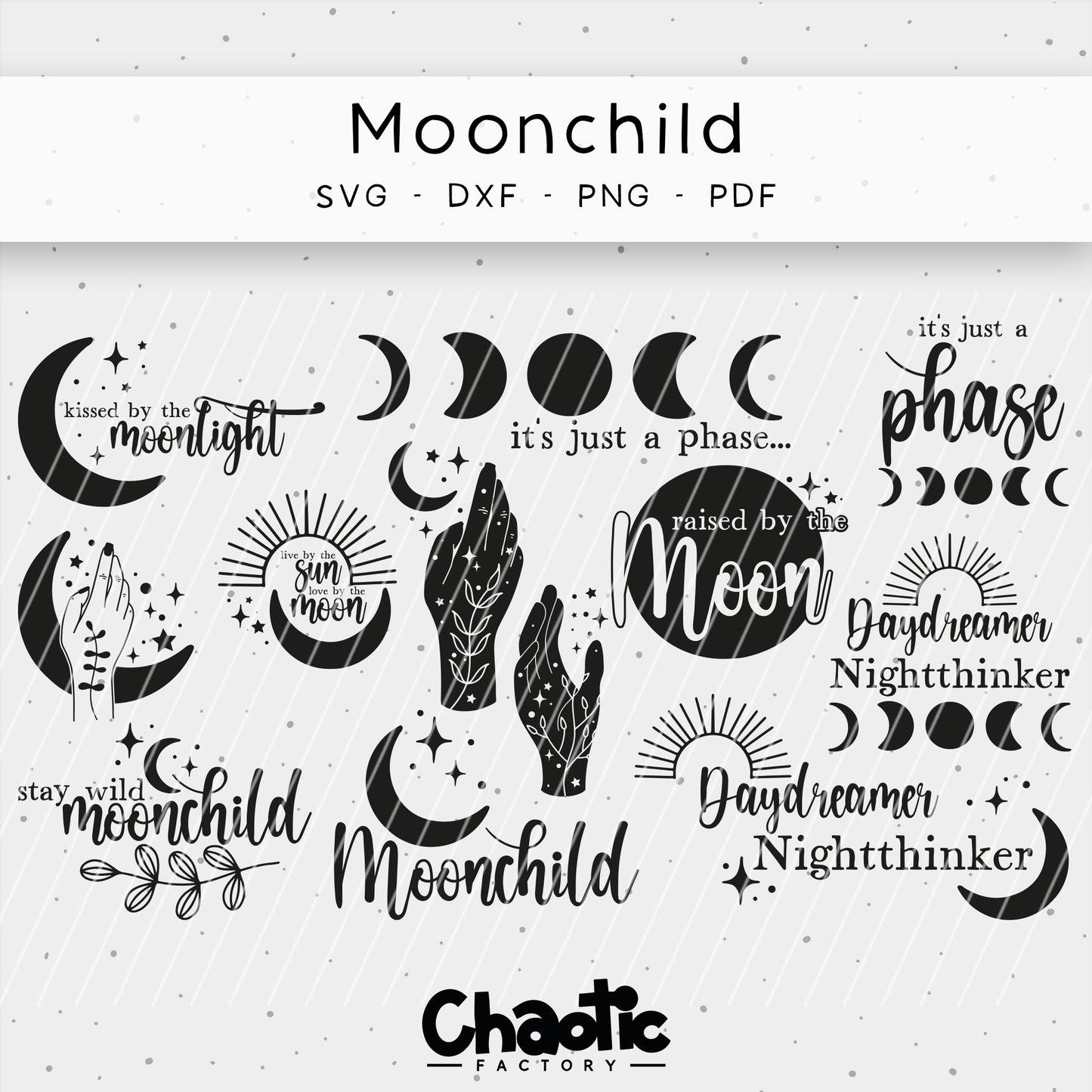 Plotterdatei Moonchild