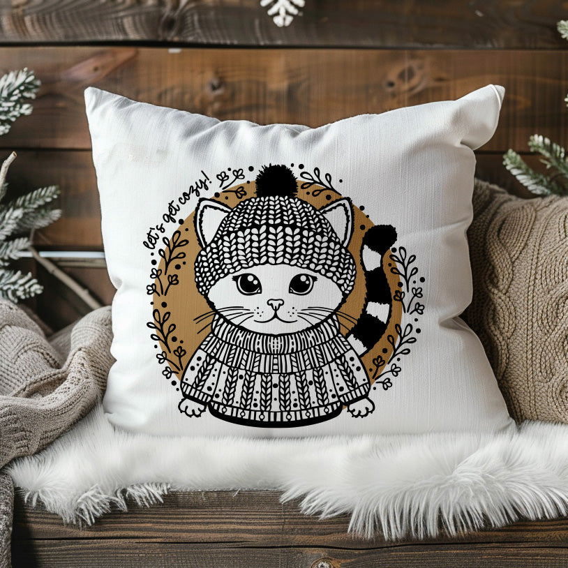 Plotterdatei Cozy Kitty