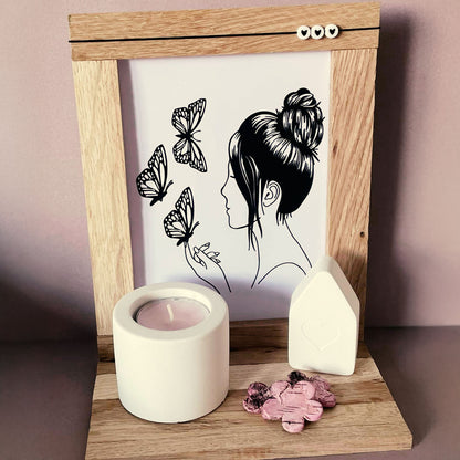 Plotterdatei Butterfly Girl
