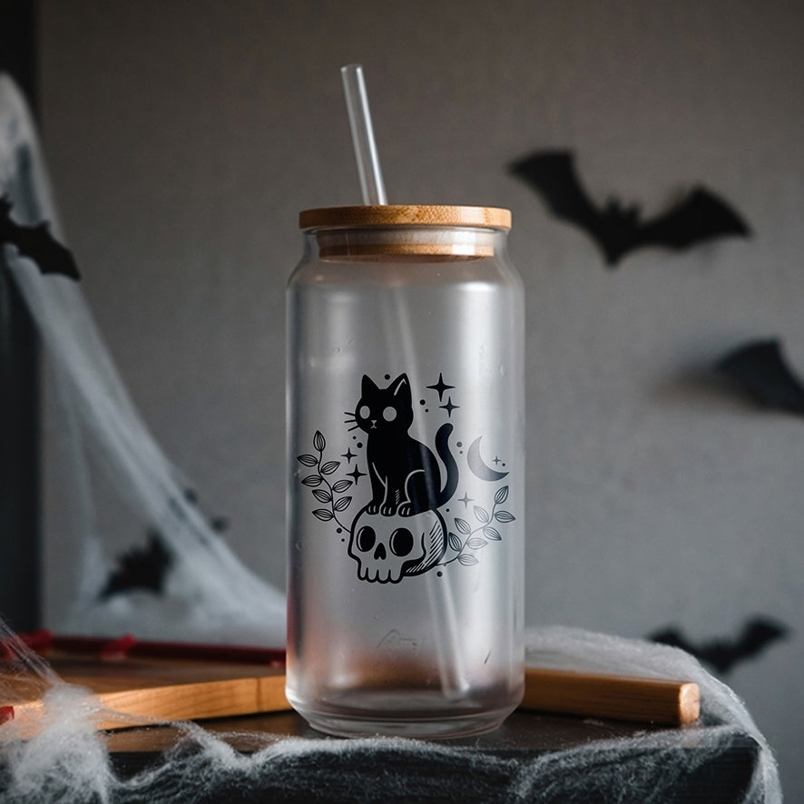 Plotterdatei Skull Cat