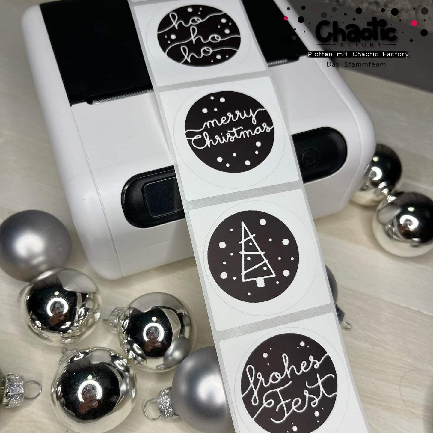Plotterdatei Christmas Ornaments