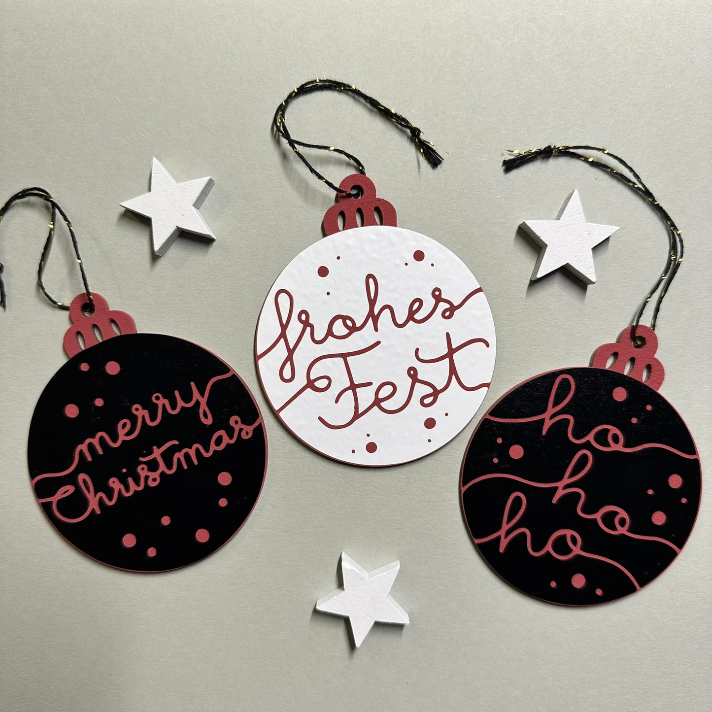 Plotterdatei Christmas Ornaments