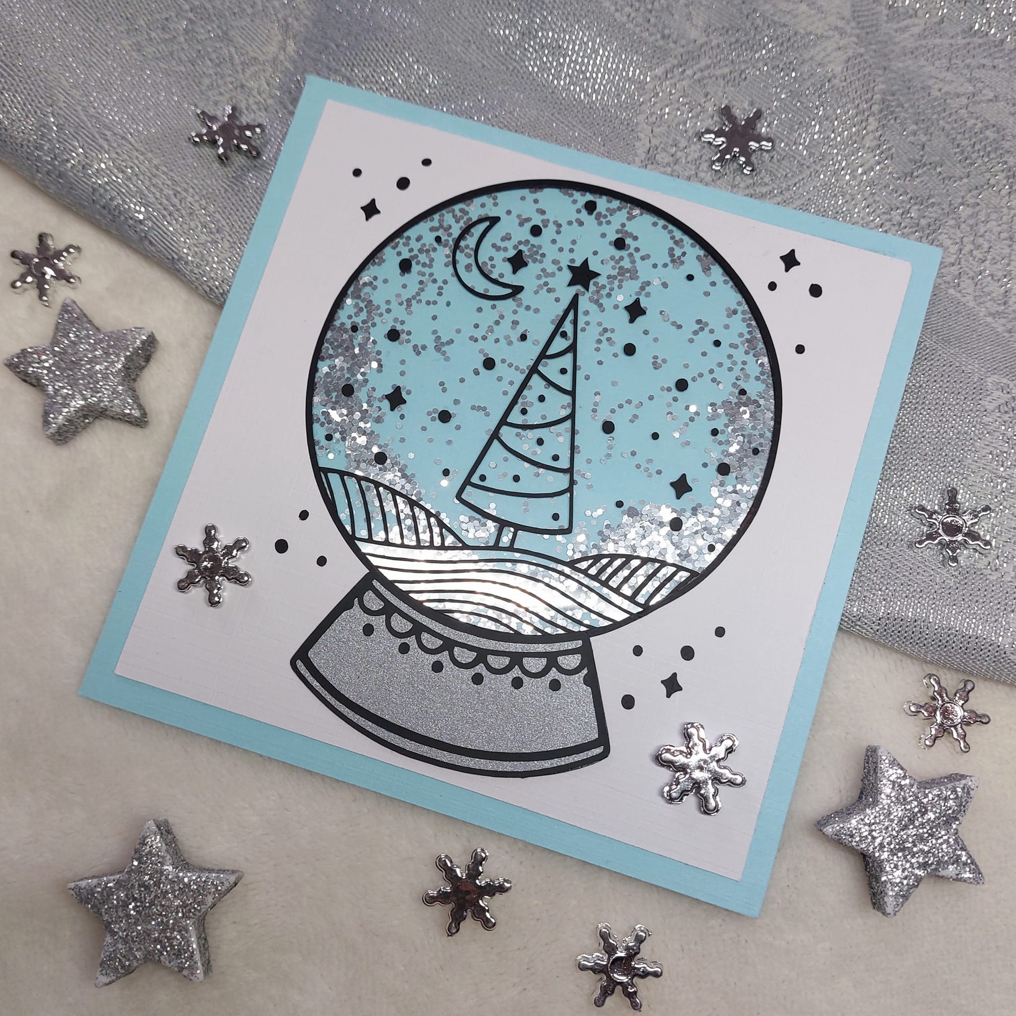Plotterdatei Schneekugel