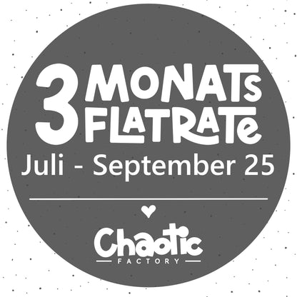 3-Monats-Flat Juli - Oktober 2025 - PLOTTERDATEIEN!