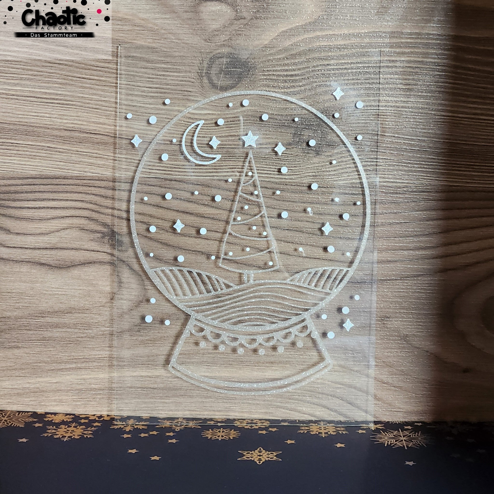 Plotterdatei Schneekugel