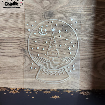 Plotterdatei Schneekugel