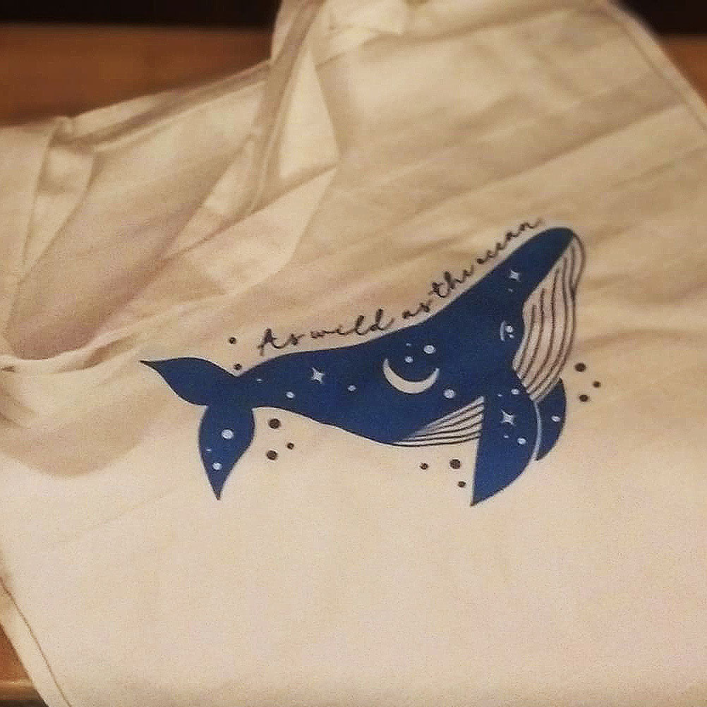 Plotterdatei Moonwhale